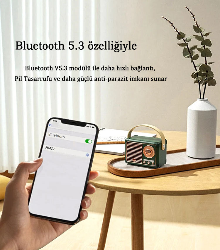 Nostaljik Bluetooth Radyo