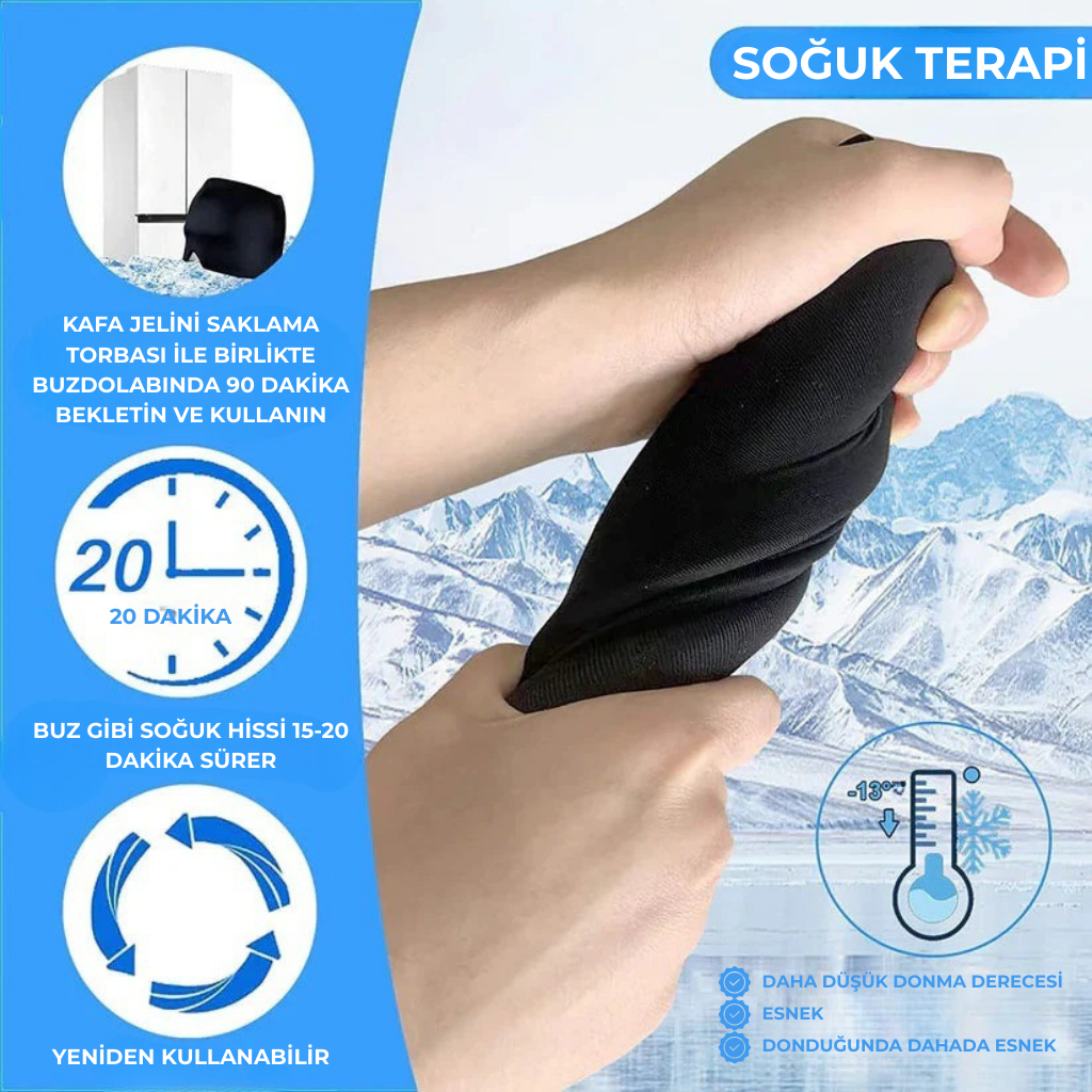BuzGlow™ Soğuk-Sıcak Jel Yüz Maskesi